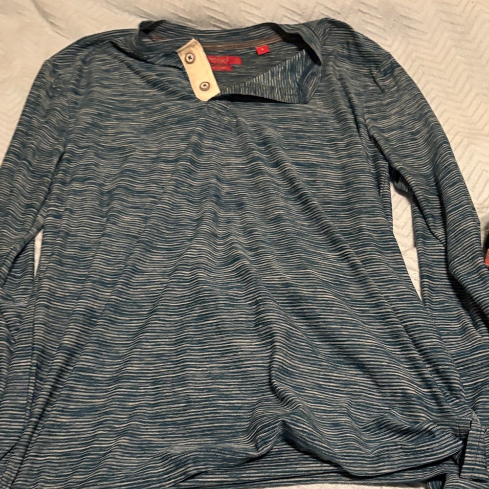 Men's Blue Long Sleeve Shirt